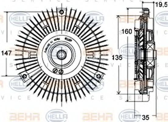 BEHR HELLA SERVICE 8MV 376 758-441