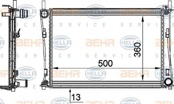 BEHR HELLA SERVICE 8MK 376 764-311