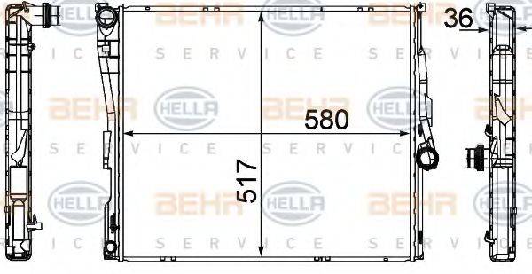 BEHR HELLA SERVICE 8MK 376 764-771