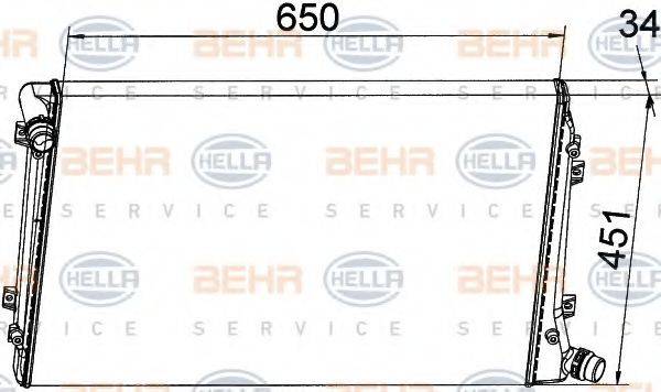 BEHR HELLA SERVICE 8MK 376 765-121