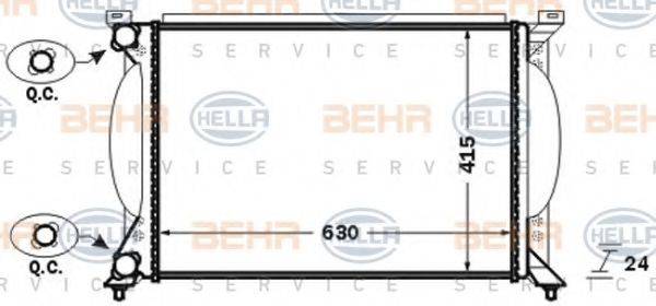 BEHR HELLA SERVICE 8MK 376 766-261
