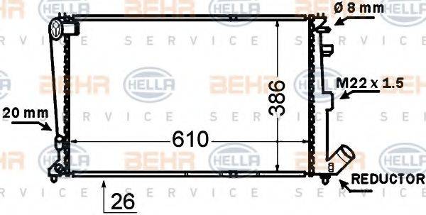 BEHR HELLA SERVICE 8MK 376 766-721