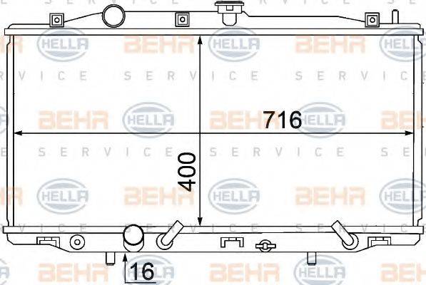 BEHR HELLA SERVICE 8MK 376 768-371