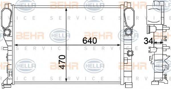 BEHR HELLA SERVICE 8MK 376 769-781