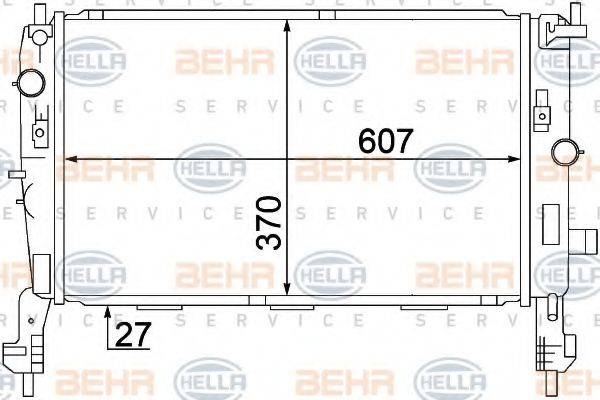 BEHR HELLA SERVICE 8MK 376 771-231