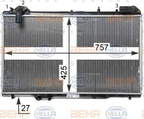 BEHR HELLA SERVICE 8MK 376 771-681