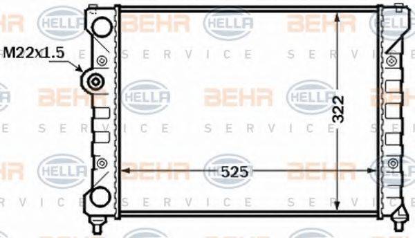 BEHR HELLA SERVICE 8MK 376 772-491