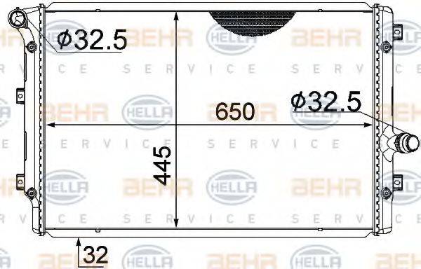 BEHR HELLA SERVICE 8MK 376 774-041