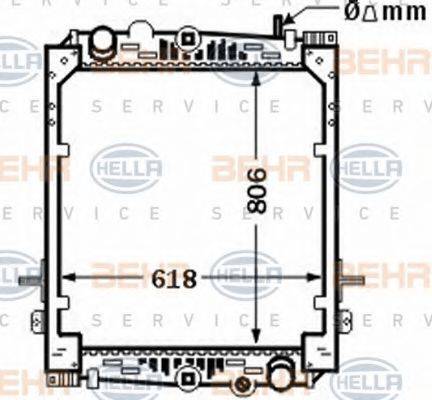 BEHR HELLA SERVICE 8MK 376 774-341