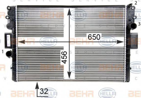 BEHR HELLA SERVICE 8MK 376 774-421