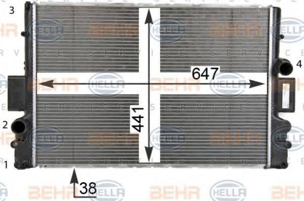 BEHR HELLA SERVICE 8MK 376 774-431
