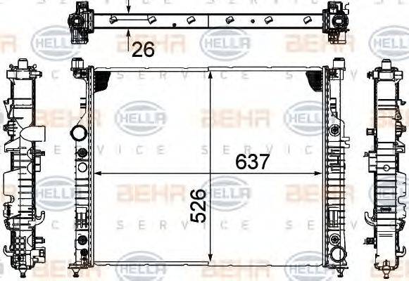 BEHR HELLA SERVICE 8MK 376 781-561