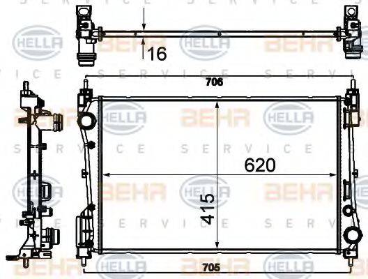 BEHR HELLA SERVICE 8MK 376 788-781