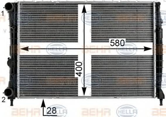 BEHR HELLA SERVICE 8MK 376 900-001