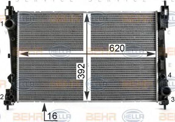 BEHR HELLA SERVICE 8MK 376 900-131