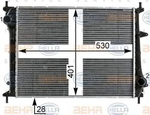 BEHR HELLA SERVICE 8MK 376 900-151