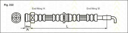 METZGER 511503 Гальмівний шланг