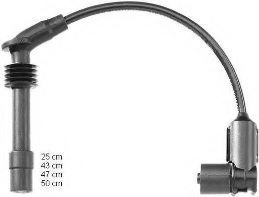 OPEL 12 82 166 Комплект дротів запалювання