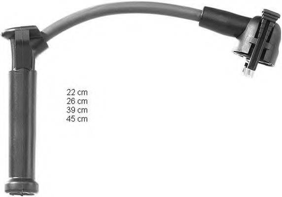 FORD 1004432 Комплект дротів запалювання