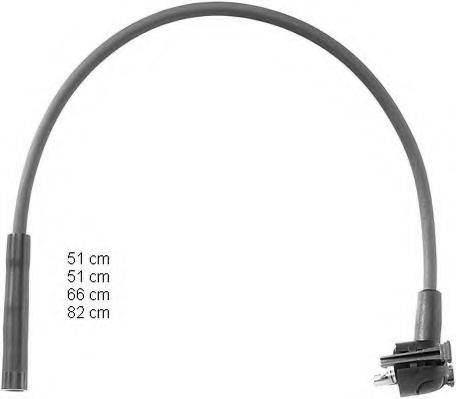 FORD 1063621 Комплект дротів запалювання