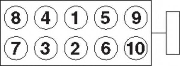 TOPRAN 722 212 Комплект болтів головки цилідра