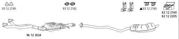 HJS BMW151 Система випуску ОГ