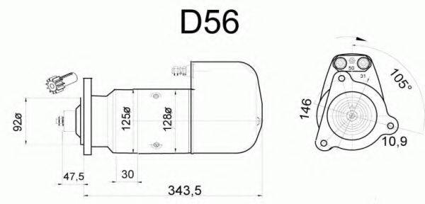 EFEL 22717 Стартер