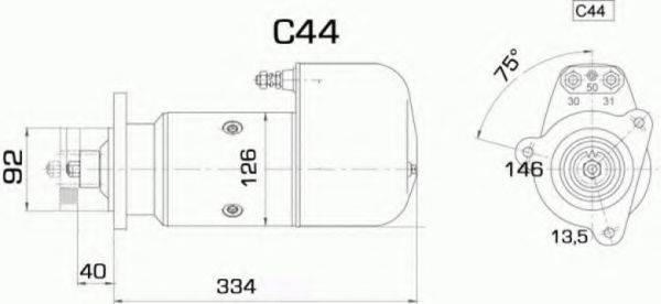 EFEL 22667 Стартер