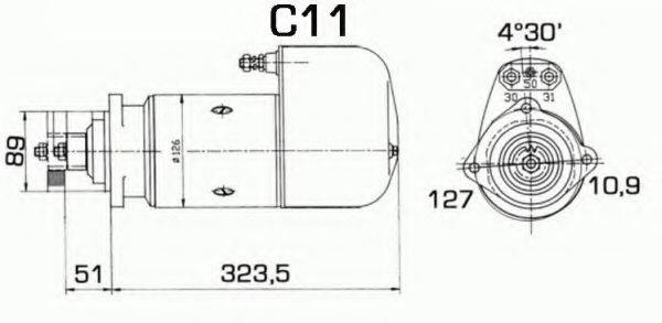 EFEL 22673 Стартер
