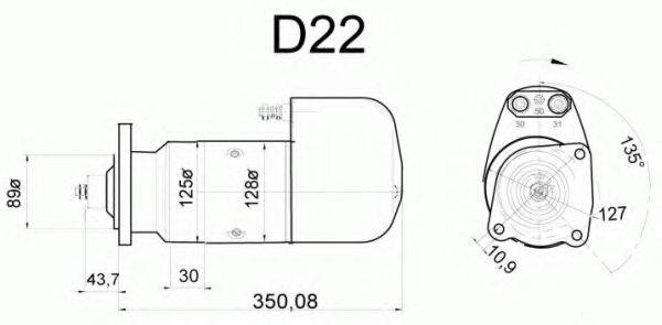 EFEL 22752 Стартер