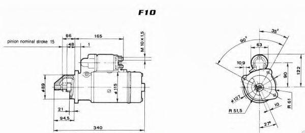 EFEL 11650 Стартер