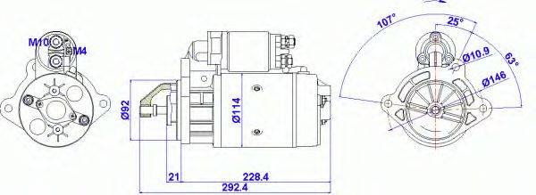 EFEL 37036 Стартер