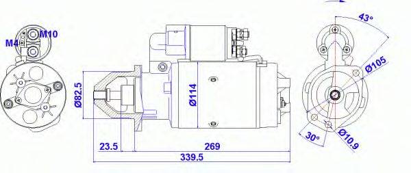VOLVO 2901237 Стартер