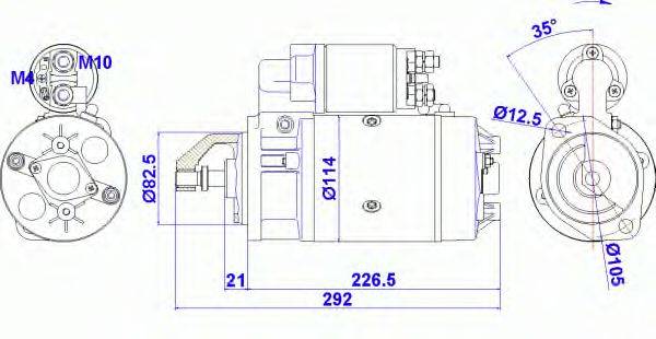 EFEL 37530 Стартер