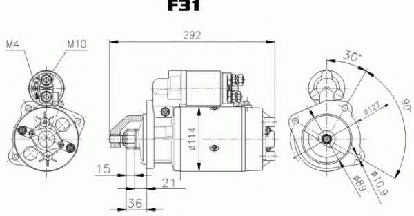 EFEL 37640 Стартер