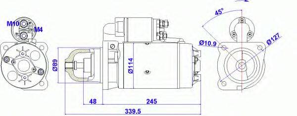 EFEL 37650 Стартер
