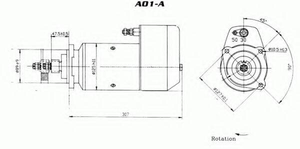 EFEL 22204 Стартер