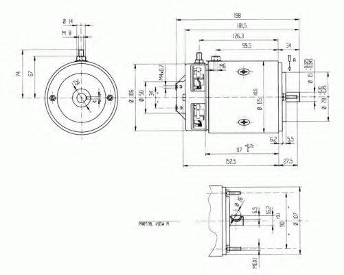 EFEL 05180 Електродвигун