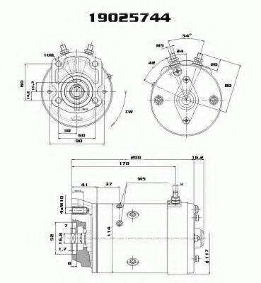 DAF 160200 Електродвигун
