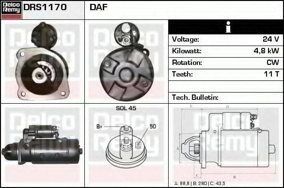 UNIPART 333870 Стартер