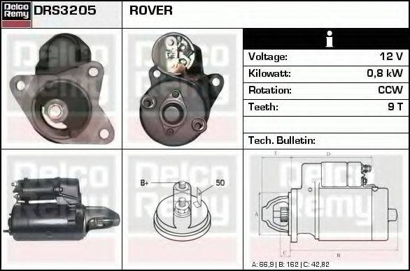 DELCO REMY DRS3205
