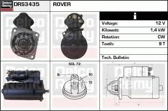 LUCAS ELECTRICAL 25372 Стартер