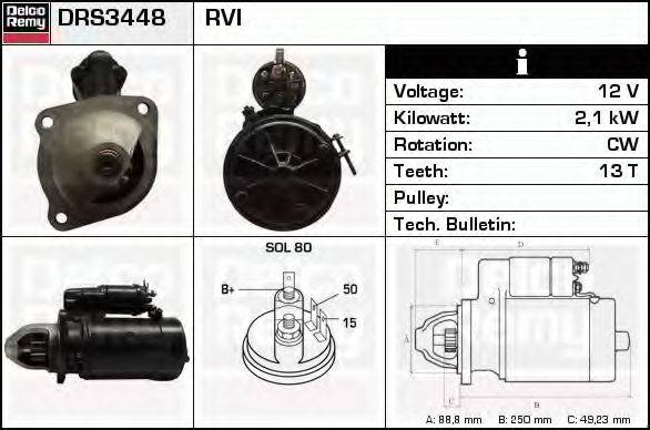 LUCAS ELECTRICAL 27422 Стартер