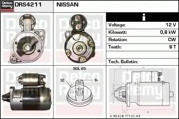 BOSCH BX1421 Стартер