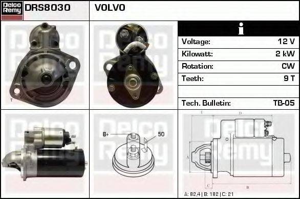 DELCO REMY DRS8030