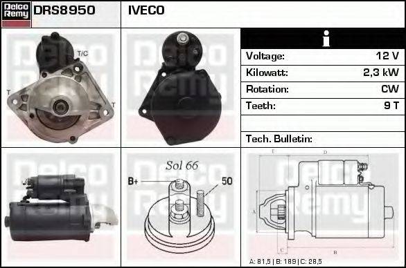 DELCO REMY DRS8950