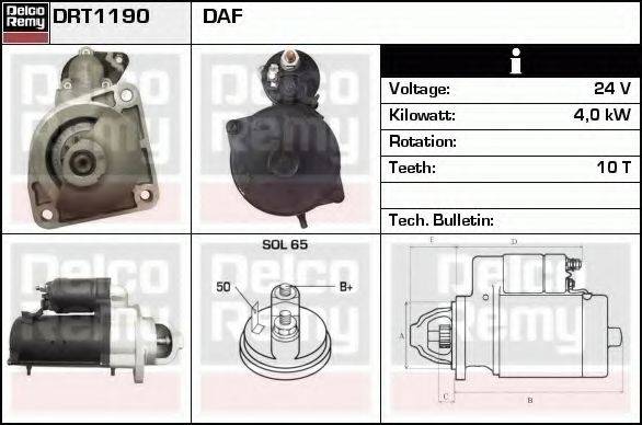 DELCO REMY DRT1190