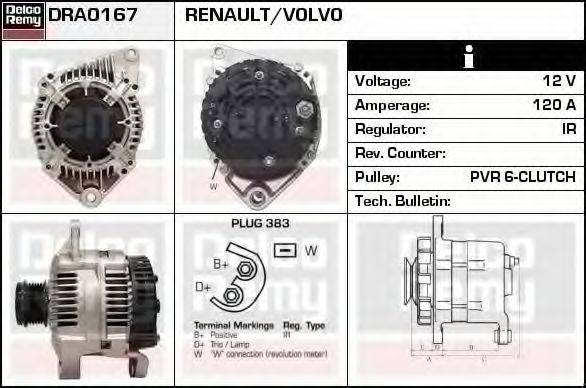 DELCO REMY DRA0167