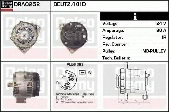 DELCO REMY DRA0252