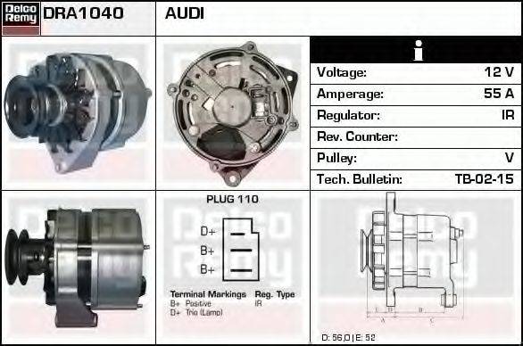VALEO 510-91 Генератор